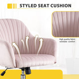 Accent chair Modern home office leisure chair with adjustable velvet height and adjustable casters W1521108571