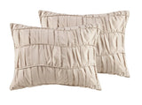 8 Piece Cotton Comforter Set Navy Cal King B035128844
