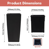 30 in Tall Large Flower Potser with Self-Watering Drainage Holes&Inner Trays Indoor Outdoor W3213P325511