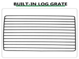 32 Inch Square Outdoor Wood Pit Table, Heavy Duty Wrought Iron Firepit with Pyramid 62794433