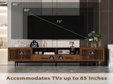 78-Inch TV Stand for TVs up to 85-Inch, Media Console with 2 Drawers, Soft-Closing Hinges and N710P510683P