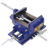 Cross slide vise, Drill Press Vise 5inch,drill press metal milling 2 way X-Y ,benchtop wood working W46539908
