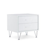 Deoss White Finish Accent Table B2726P286621