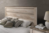 Imerland Contemporary White Wash Finish Bedroom 6-piece Set, King Bed, Dresser, Mirror, 2 T2574P200211