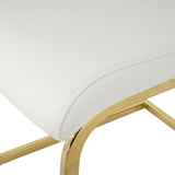 Modern dining table with PU cushion seat dining chair Living Room Chair Upholstered chair with W210P143670