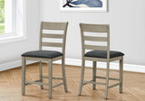 Dining Chair, 44" Height, Counter Height, Dining Room, Kitchen, Set Of 2, Upholstered, Side, B2710P287013