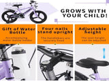 FKZNPJ Kids Bike 18 Inch High Carbon Steel Frame, Magnesium Alloy Wheels, Training Wheels with W2921P368576