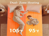 1-Piece King Heated Mattress Pad,White B035P408314
