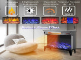 24 inch three sided glass electric fireplace with feet W1769P166908