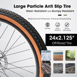 A24301 Mountain Bike 24 Inch Wheels, 21-Speed Mens Womens Trail Commuter City Mountain Bike,High W2563P283261