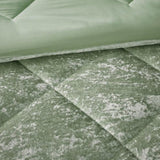 King/Cal King Velvet Comforter Set with Throw Pillow B035P203259