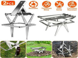 Powerful Mole Snap Trap - Thickened Waterproof Metal, Easy Foot-Step Setup, Humane Instant Kill, 81737010