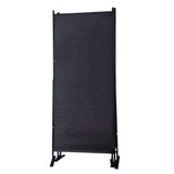 ZNTS 6 Ft Modern Room Divider, 3-Panel Folding Privacy Screen w/ Metal Standing, Portable Wall Partition, W2181P154697