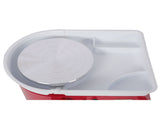 10 Inch Electric Pottery Wheel, Ceramic Clay Machine with Foot Pedal & Detachable Basin, 60-300RPM W465P381435