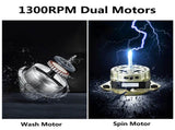 Compact Twin Tub with Built-in Drain Pump XPB35-188S 14.3lbs 87465586