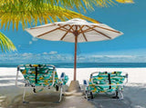 63*65*82cm Short Oxford Cloth Silver White Aluminum Tube Bearing 100kg Beach Chair Lemon 97425952