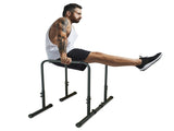 Power Tower Dip Station Pull Up Bar Stand Adjustable Height Heavy Duty Multi-Function Fitness 27811779