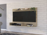 Forest Hills 3-Shelf Floating Entertainment Center Light Pine B06280068