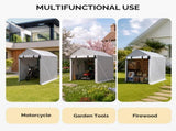 3x6 FT Storage Shed, Heavy Duty Bike Tent 06448681
