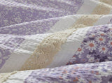 5 PCS Full/Queen Seersucker Comforter Set with Throw Pillows B035P366534