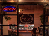 LED Neon Open For Business - 18 x 8.5 Inch Larger Size Ultra-Bright Advertisement Store Open 05523216