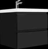 24" Floating Bathroom Vanity with Sink, Modern Wall-Mounted Bathroom Storage Vanity Cabinet with W1573P152691