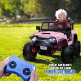 Large Wheels 2 Seater Kids Electric Car Powerful Electric Ride On Truck w/Remote Control, 2 Speeds, 40292667