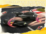 Black 12V Electric Drift Go Kart Kids Ride On Vehicle with Soft Start, Music Function & Colorful 76702289