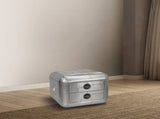 Aluminum 2-Drawer End Table B062P209061