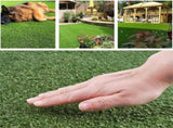 6ft x 10ft Artificial Turf 0.6"Mat with Drainage Holes. Fake Grass with Rubber Backing, 07961891