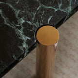 Faux Marble Coffee Tables Accent Tea Tables with Gold Metal Foot for Living Room Home Office W876P221049