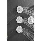 Shower System with Shower Head, Hand Shower, Slide Bar, Bodysprays, Shower Arm, Hose, Valve Trim, W2287141191