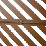 Outdoor & Indoor Privacy Metal Privacy 76" H48" W, Freestanding Decorative Privacy W465P193248