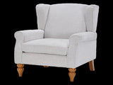 Coffee Table & Armchair Set,Vintage Luxury Style, a high-back comfortable reading chair & a 08347935