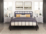 Classic Full Platform Bed Dark Bronze Finish Metal Frame Bedroom Furniture 1pc B011P263748