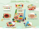 Multifunctional Wooden Baby Walker - 7 Activity Center , 3 Years 51326210