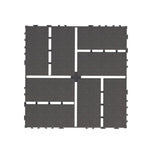 Plastic Interlocking Deck Tiles,44 Pack Patio Deck Tiles,12"x12" Square Waterproof Outdoor All W206P151696