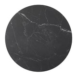 Modern Style Nesting Cocktail Tables and Side Table 3-Piece Occasional Table Set Black Metal Legs B011P232142