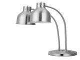 Food Heat Lamp, 500W Electric Commercial Food Warmer Light, 2-Head Stainless Steel French Fry T3342P591613