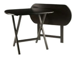 2-Pc Oversize Snack Tables, Coffee Finish 17622371