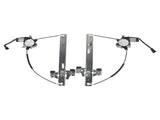 2Pcs Rear Left and Right Window Regulator with 2Pin Motor Fit for Hummer H2 Pickup Sport Utility 39724381