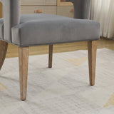 25.79" Wide Modern Barrel Open Back Accent Chair with Wooden Legs for Dining Room, Club, Kitchen and W3118P254209