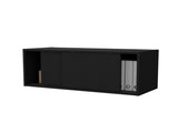 Black Floating Cabinet with Sliding Door B062P252215