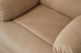 Manual Recliner Chair with Pillow Top Arms for Bedroom and Living Room in Mocha Finish B205P327485