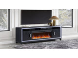 Almera Dark Grey 72 Inch Fireplace B201P359622