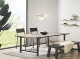 3-Light Chandelier with Frosted Glass Globe Bulbs B03596565