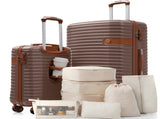 Hardshell Luggage Set with TSA Lock, 360&deg Spinner Wheels, Lightweight Durable Travel Suitcases 45815881