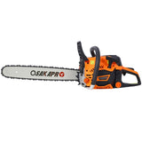 62CC Gas Powered Chainsaw, 2-Cycle Petrol Handheld Cordless Chain Saw, Gasoline Gas Chainsaws for W465P209768
