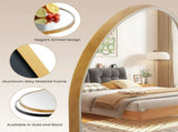 20"X30" Arched Bathroom Mirror, Wall Mounted Mirror with Aluminum Alloy Frame, Bathroom Mirror for 20983323