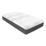 12" Twin Green Tea Gel-Infused Memory Foam Hybrid, Plush Foam Pocket Coils, B011P218280